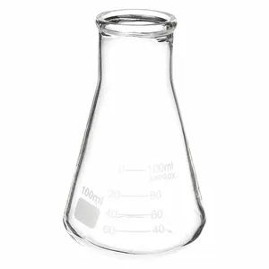 APPROVED VENDOR 5YHN2 Erlenmeyer Flask Wide Neck 100 Ml - Pack Of 12 | AE7HHF