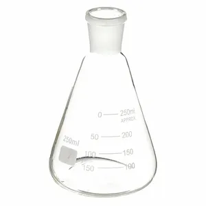 APPROVED VENDOR 5YHR2 Conical Flask Ground Mouth 250 Ml - Pack Of 12 | AE7HHP