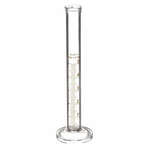 APPROVED VENDOR 5YHX7 Graduated Cylinder Spout 5ml Glass - Pack Of 12 | AE7HJZ