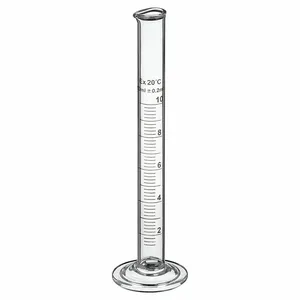 APPROVED VENDOR 5YHX8 Graduated Cylinder Spout 10ml Glass - Pack Of 12 | AE7HKA