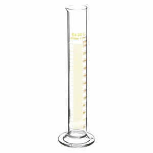 APPROVED VENDOR 5YHY2 Graduated Cylinder 250ml Glass - Pack Of 6 | AE7HKE