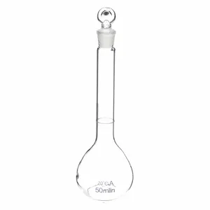 APPROVED VENDOR 5YHZ6 Volumetric Flask Class A Glass 50ml - Pack Of 12 | AE7HKV