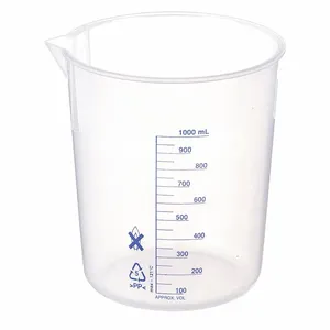 APPROVED VENDOR 6FAE7 Beaker 1000 Ml Polypropylene - Pack Of 3 | AE8RMA