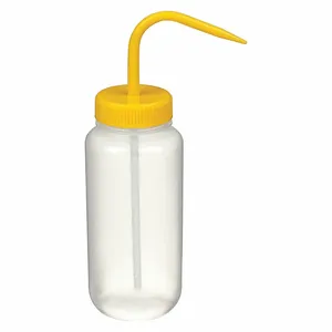 APPROVED VENDOR 6FAU5 Wash Bottle Ldpe Yellow 16 Oz. | AE8RQK