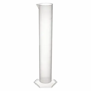 LAB SAFETY SUPPLY 8ADU8 Graduated Cylinder Polypropylene 2000ml Cap | AF3PEB