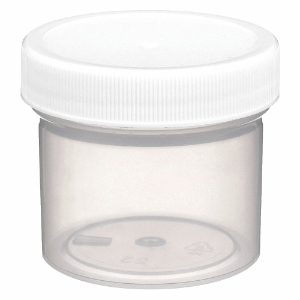 LAB SAFETY SUPPLY 9HZN6 Wide Mouth Jar 1200 Ml Plastic Pk5 | AF4RZX
