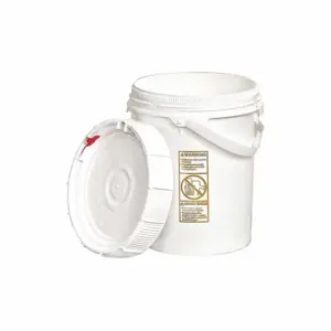 LABELMASTER KNG5GALSS Pail, Plastic With Screw-Top L | CR8LWV 567X17