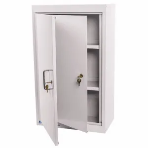 LAKESIDE MANUFACTURING LNC-6D Supply Cabinet, 18 Inch x 10 Inch x 30 Inch, 2 Shelves, 2 Doors, Keyed | CR8MNB 460K79