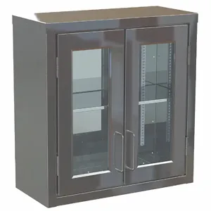 LAKESIDE MANUFACTURING 2712G Supply Cabinet, 27 Inch x 12 Inch x 28 Inch, 1 Shelves, 2 Doors, 27 Inch Overall Width | CR8MNJ 460K49