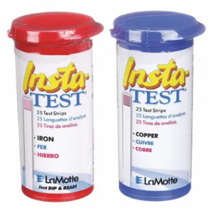 LAMOTTE 2994 Test Strip, Iron, 0 to 5 ppm, 0 to 3 ppm, 25 PK | CR8MQC 4EVU8