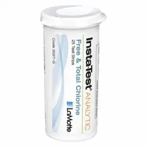 LAMOTTE 3027-G Test Strip, Free Chlorine, 0 to 10 ppm, 0 to 10 ppm | CR8MPR 41V898