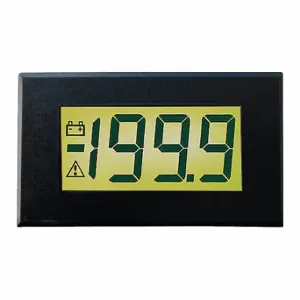 LASCAR DPM-950 Digital Panel Meter, Dc Volt, Fits 72 mm X 40 mm Din, 7 To 14VDC Input, 1999 Span, 4 Digit | CR8MRF 20FP89