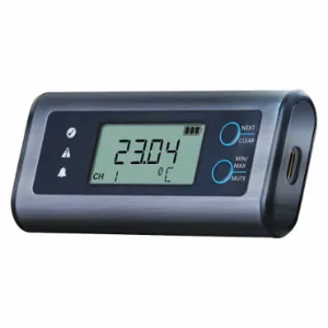 LASCAR EL-SIE-2 Temperature Humidity Meter, -0.4 Deg to 131 Deg F, 0% to 100% Relative Humidity Range | CR8MTJ 56FN63