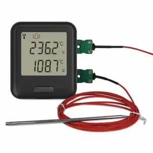 LASCAR EL-WIFI-21CFR-DTC Dual Channel Thermocouple, ±3 Deg F Accuracy, -32 Deg To 392 Deg F, 6 Mo Battery Life | CR8MTR 447G21