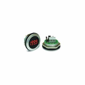 LASCAR EM32-1B-LED Round Hole Voltmeter, Dc Volt | CR8MRU 20PD58