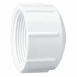 LASCO 448005BC Cap, 1/2 Inch Fitting Pipe Size, Schedule 40, Female Npt, 600 PSI, White, PVC | CR8MWD 60UD37