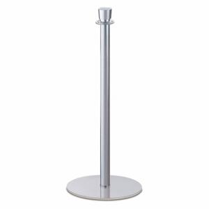 LAVI 40-2010 Urn Top Rope Post, 36 1/2 Inch Height, 14 1/2 Inch Base Dia, Polished Stainless Steel | CR8NJQ 424Z14