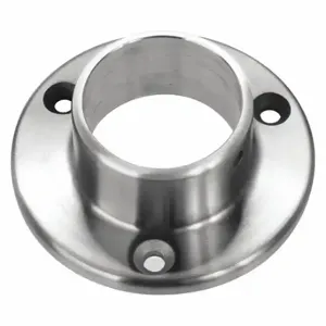 LAVI 49-510/1H 316 Wall Flange, Wall Flange, Round, Stainless Steel, 3 Inch Overall Length, Silver | CR8NDN 52YX75