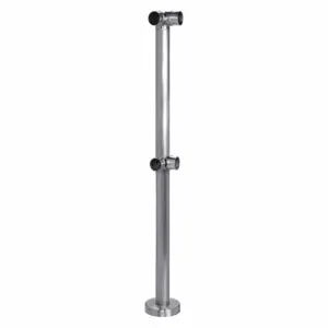 LAVI 49-D133/4 Rail Corner Post, 4 Inch Dia, Round, 1 43/64 Inch Overall Length | CR8NCW 52YX62