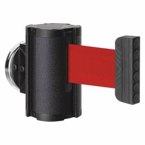 LAVI 50-3010MG/WB/RD Retractable Belt Barrier, Red, Wrinkle, 7 ft Belt Length | CR8NFJ 52YY19