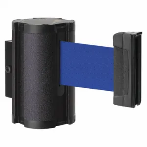 LAVI 50-3010WB/BL Retractable Belt Barrier, Blue, Wrinkle, 7 ft Belt Length | CR8NEY 52YX98