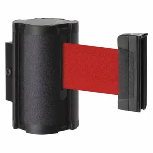 LAVI 50-3010WB/RD Retractable Belt Barrier, Red, Wrinkle, 7 ft Belt Length | CR8NFH 52YX97