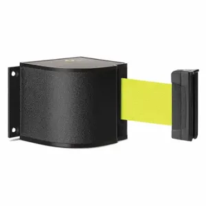 LAVI 50-3015WB/24/FY Retractable Belt Barrier, Yellow, Wrinkle, 24 ft Belt Length | CR8NGQ 52YZ05