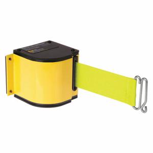 LAVI 50-3016M/YL/18/FY Warehouse Quick Mount Retractable Belt Barrier, Yellow, PoWidther Coated | CR8NCF 52YZ33