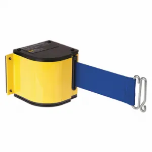 LAVI 50-3016U/YL/18/BL Warehouse Adjustable Quick Mount Retractable Belt Barrier, Blue, PoWidther Coated | CR8NBJ 52YZ47