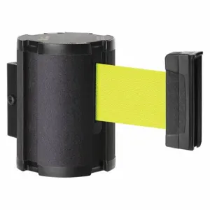 LAVI 50-41300WB/FY Retractable Belt Barrier, Yellow, Wrinkle, 13 ft Belt Length | CR8NGN 52YY50