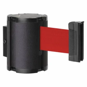 LAVI 50-41300WB/RD Retractable Belt Barrier, Red, Wrinkle, 13 ft Belt Length | CR8NFF 52YY47