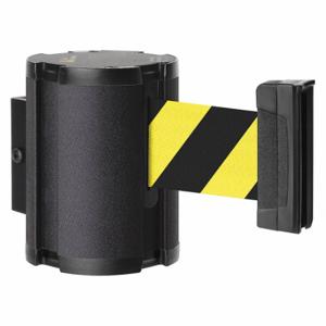 LAVI 50-41300WB/SF Retractable Belt Barrier, Yellow/Black, Wrinkle, 13 ft Belt Length | CR8NGY 52YY49
