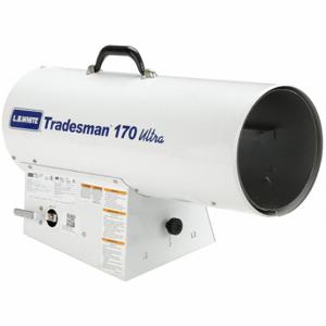 LB WHITE CP170EUNN21163T Portable Gas Torpedo Heater, 155000 Btuh Heating Capacity Output, Natural Gas, Electric | CR8NLH 16W281