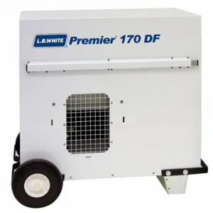 LB WHITE CS170BSDN22168T Portable Gas Ducted Tent And Remediation Heater, 170000 Btuh Heating Capacity Output | CU4NHQ 16W287