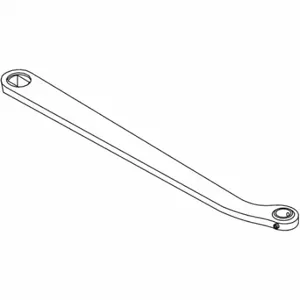 LCN 2030-3077T RH AL Standard Arm, Aluminum, Silver, 13 Inch Lg | CR8NYM 46TY82