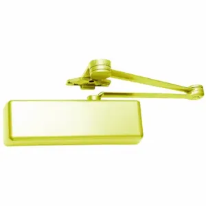 LCN 4031-CUSH BRASS Door Closer, Non Hold Open, Non-Handed, 10 3/8 Inch Housing Lg, 2 3/4 Inch Housing Dp | CR8NTD 46TM88