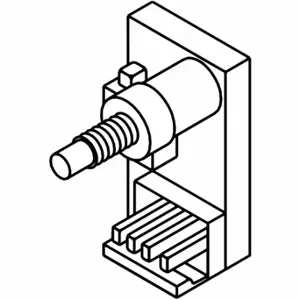 LCN 4040SE-3436 On/Off Switch, Aluminum | CR8NXC 46TY41