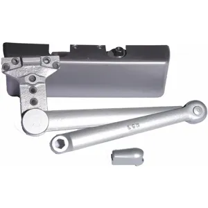 LCN 4040XP-SCUSH AL Manual Hydraulic Door Closer, Heavy Duty Interior and Exterior, Aluminium | CD2KQG 28XR19