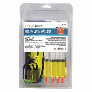LEAKFINDER LF040CS Universal A/C Leak Detection Kit, With Syringes, Flashlight, Fluorescence Enhancing Glass | CE9CMT 55NP13