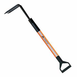 LEATHERHEAD TOOLS DBO-4RH-D Pike Pole, Solid Pole, D-Handle, Rubbish Hook, 48 Inch Length, Orange | CD4CNA