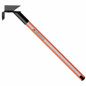 LEATHERHEAD TOOLS DBO-6DH-B Pike Pole, Solid Pole, Rubber Bumper, Drywall Hook, 72 Inch Length, Orange | AG2ANT 31AZ23