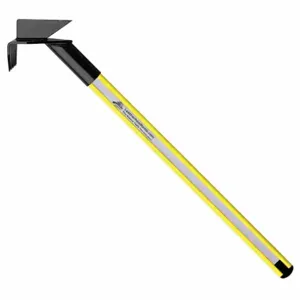 LEATHERHEAD TOOLS DBY-8DH-B Pike Pole, Solid Pole, Rubber Bumper, Drywall Hook, 96 Inch Length, Yellow | AG2APM 31AZ42