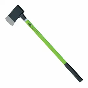 LEATHERHEAD TOOLS FAL-6 Axe, 6 Lbs., Flat Head, 36 Inch Length, Rubber Grip, Lime Fiberglass Handle | CJ7DQP