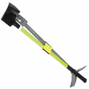 LEATHERHEAD TOOLS K-LB30-1 Halligan And Axe, With Strap, 36 Inch Overall Length, Black Grip, Lime Handle | AG2APW 31AZ62