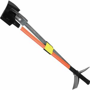 LEATHERHEAD TOOLS K-LB30-3 Halligan And Axe, With Strap, 36 Inch Overall Length, Black Grip, Orange Handle | AG2APY 31AZ64