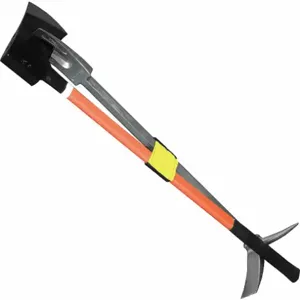 LEATHERHEAD TOOLS K-LB30-3 Halligan And Axe, With Strap, 36 Inch Overall Length, Black Grip, Orange Handle | AG2APY 31AZ64