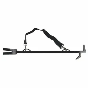 LEATHERHEAD TOOLS NYC-3-S-LWH Entry Tool, With Strap, 36 Inch Overall Length, Carbon Steel, Black | CJ7DTA