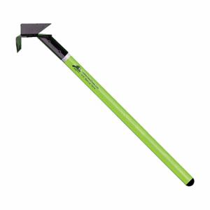 LEATHERHEAD TOOLS PLL-12DH-B Pike Pole, Hollow Pole, Rubber Bumper, Drywall Hook, 144 Inch Length, Lime | CD4CKZ