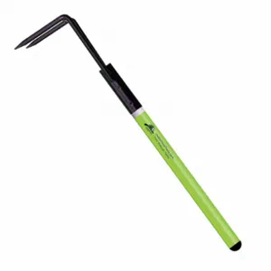 LEATHERHEAD TOOLS PLL-8RH-B Pike Pole, Hollow Pole, Rubber Bumper, Rubbish Hook, 96 Inch Length, Lime | AG2APA 31AZ31