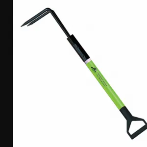 LEATHERHEAD TOOLS PLL-8RH-D Pike Pole, Hollow Pole, D-Handle, Rubbish Hook, 96 Inch Length, Lime | CD4CKT